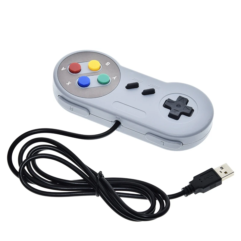 USB-джойстик для Nintendo SNES ПК MAC | Электронные компоненты и принадлежности