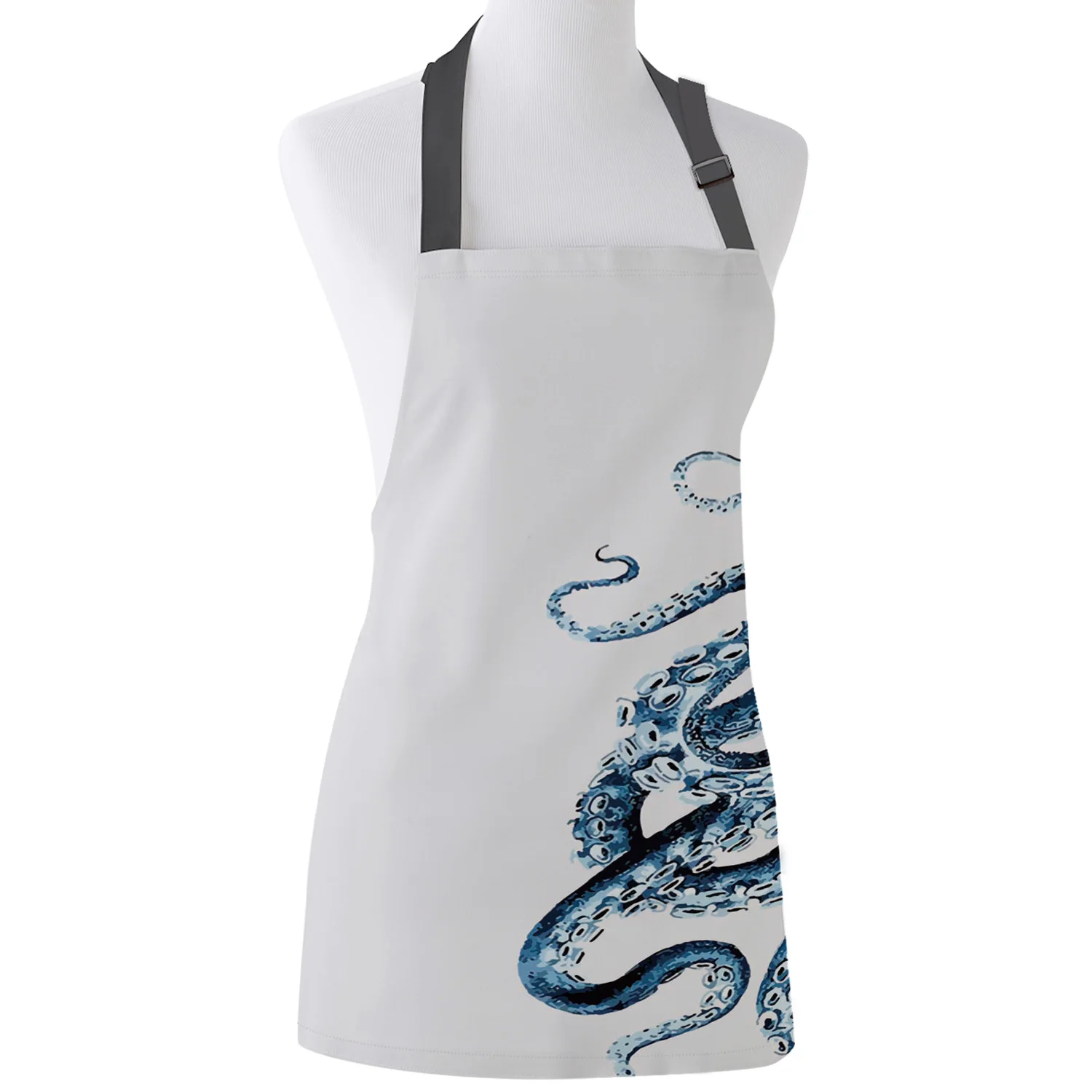 Осьминог Ктулху Кухонные фартуки Барбекю нагрудник фартук для приготовления