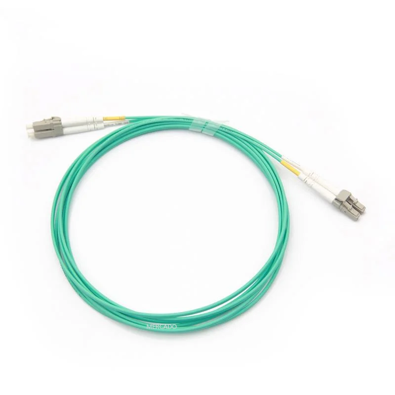 10pcs LC/UPC-LC/UPC Duplex 3.0mm OM3 Fiber Optic Patch Cord, Aqua LSZH Jacket 1m 2m 3m 5m 10m Jumper Cable FTTH Low loss