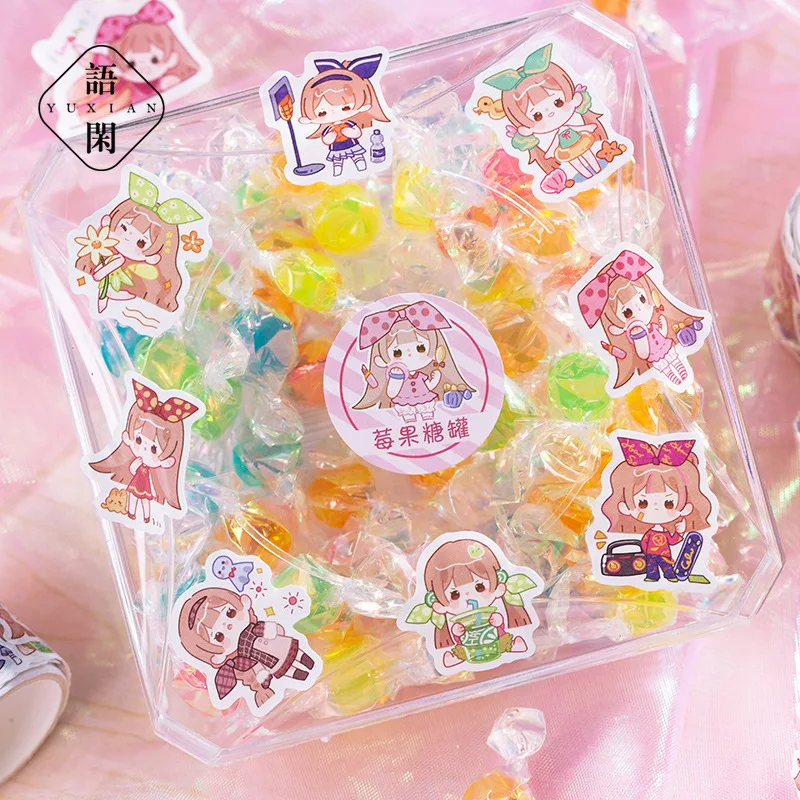 100 шт./рулон декоративные наклейки сделай сам | Канцтовары для офиса и дома