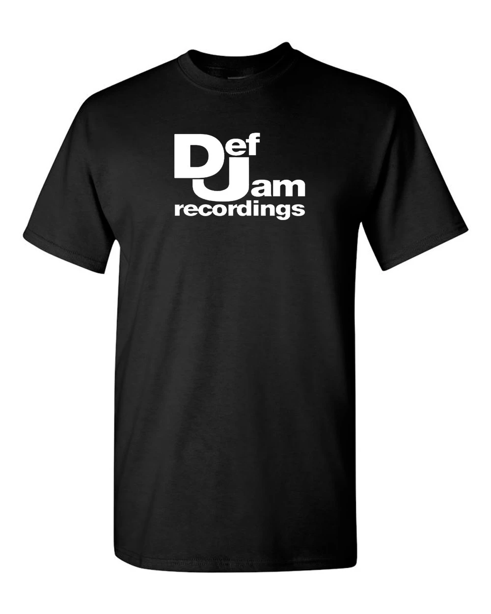 Def jam Recordings Футболка-хип-хоп классическая музыкальная запись лейбл Run DMC Нью-Йорк