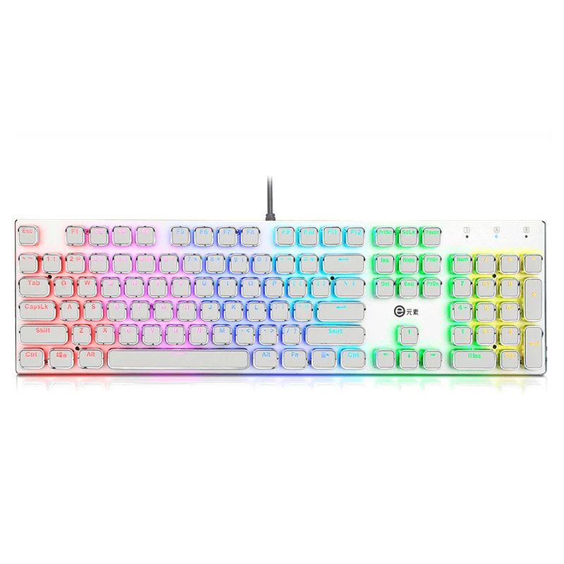 PBT 104 клавиш полупрозрачные колпачки для игровых механических клавиатуры с подсветкой замена