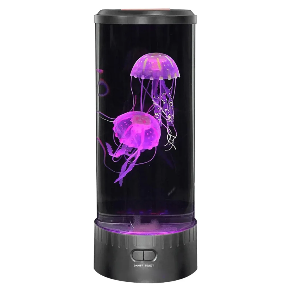 Economici Luci Notturne Lampada Meduse Acquario Lampada Umore 7 Colori Led Sonno Oceano Lanterna Proiettore Decorazione Camera Da Letto Desktop RGB Acqua