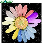 Алмазная вышивка AZQSD, мозаика маргариток, распродажа, вышивка, полноразмерная алмазная живопись, цветок, вышивка крестиком, стразы, домашний декор