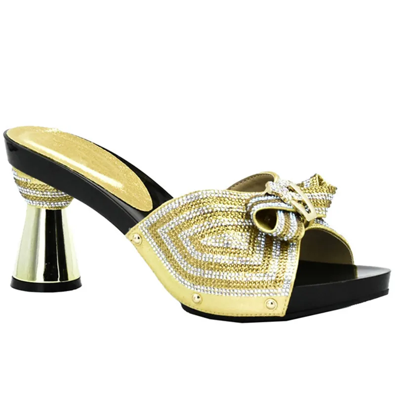 Новейший дизайн Обувь и сумка в комплекте для нигерийских женщин Вечерние