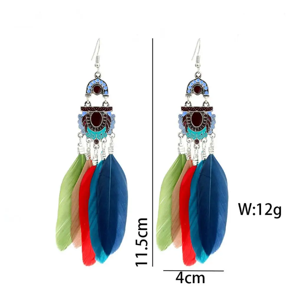 Длинные серьги-кисточки в этническом стиле | Украшения и аксессуары