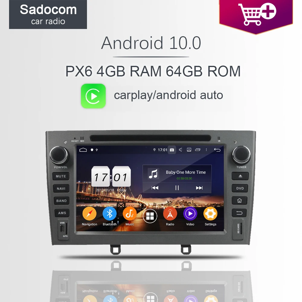 DSP ips TDA7851 Android 9 0 4G + 64 Гб 8 ядерный автомобильный dvd-плеер gps RDS автомобильное радио