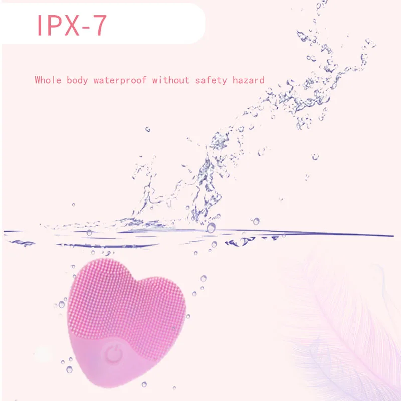 Электрическая массажная мини-щетка для чистки лица стиральная машина