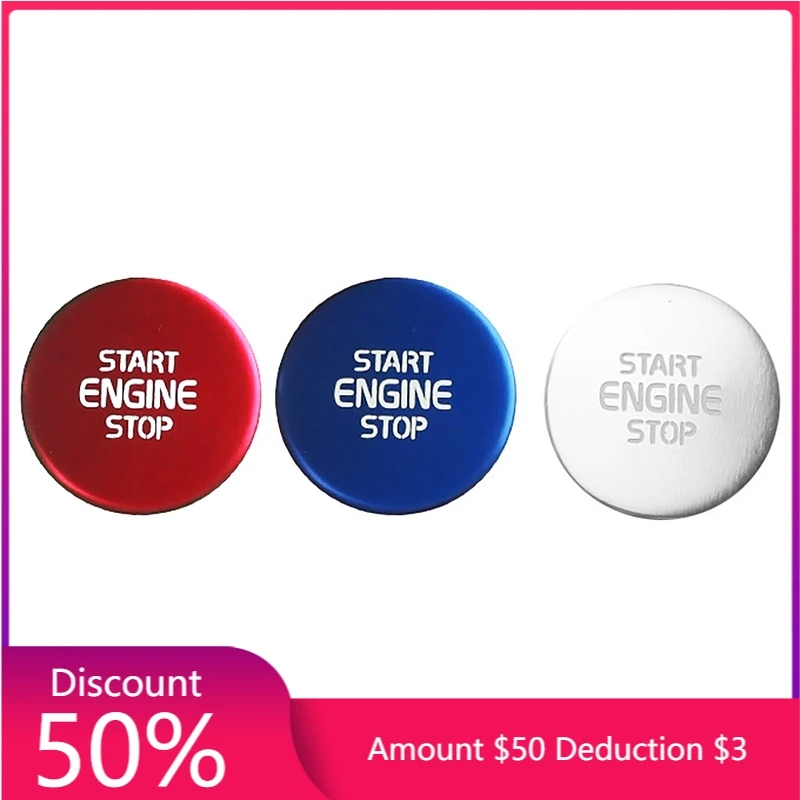 

for Volvo Xc40 One Key Start Ignition Key Switch Decoration Sticker Auto Parts Car Accessories 2018 2019 2020