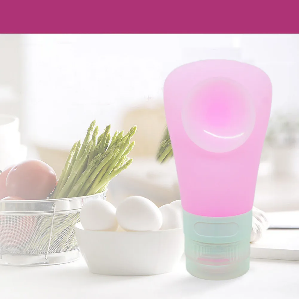 60 мл дорожная упаковка набор силиконовых тюбики лосьон шампунь контейнер для