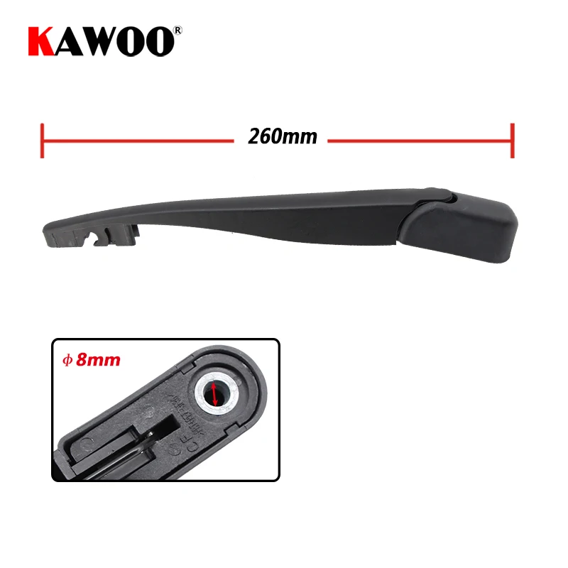 KAWOO Car Rear Wiper Blades Back Window Wipers Arm For Geely Vision SUV Hatchback (2016 Onwards) 255mm Auto Windscreen Blade | Автомобили