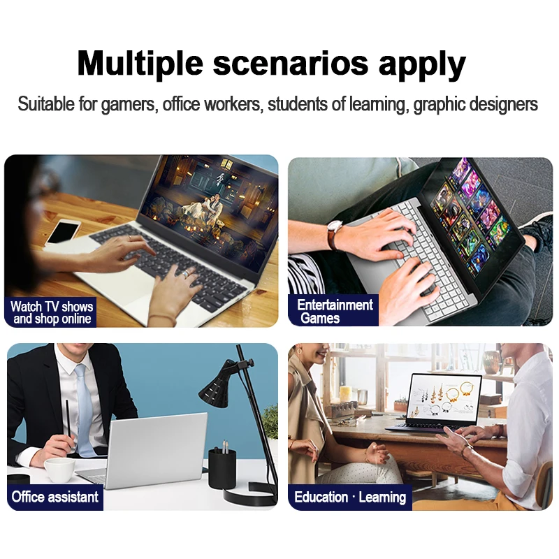 DASKA 15.6 дюймовый игровой ноутбук дешево 1920x1080 Intel i7 4500u Quad Core 8GB RAM 128GB 256GB 512GB SSD Windows 10 компьютер.