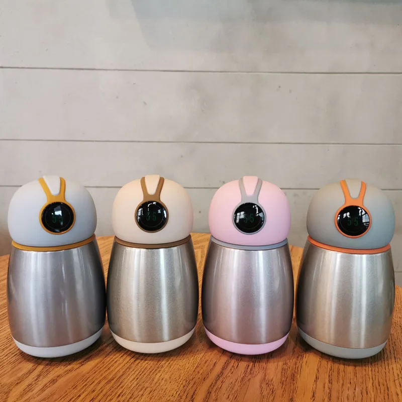 260 мл Мини Милая вакуумная фляга Нержавеющая сталь термос большой живот чашки