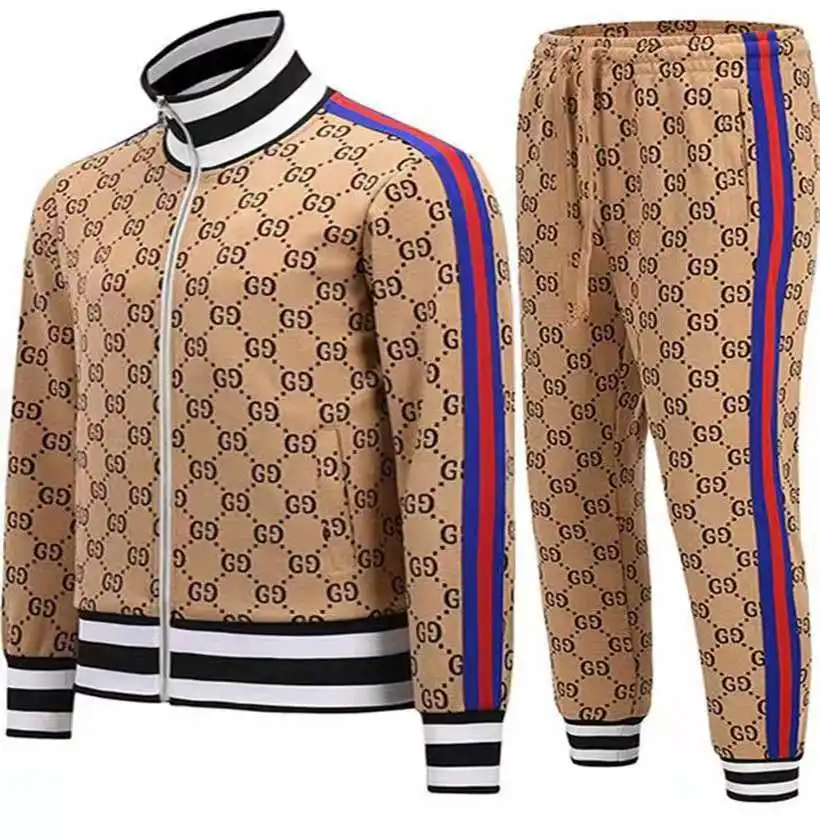 

Men Clothing Spring Nice Hot men's Vogue Casual men's Sports Suit zip-up Jacket And Pants