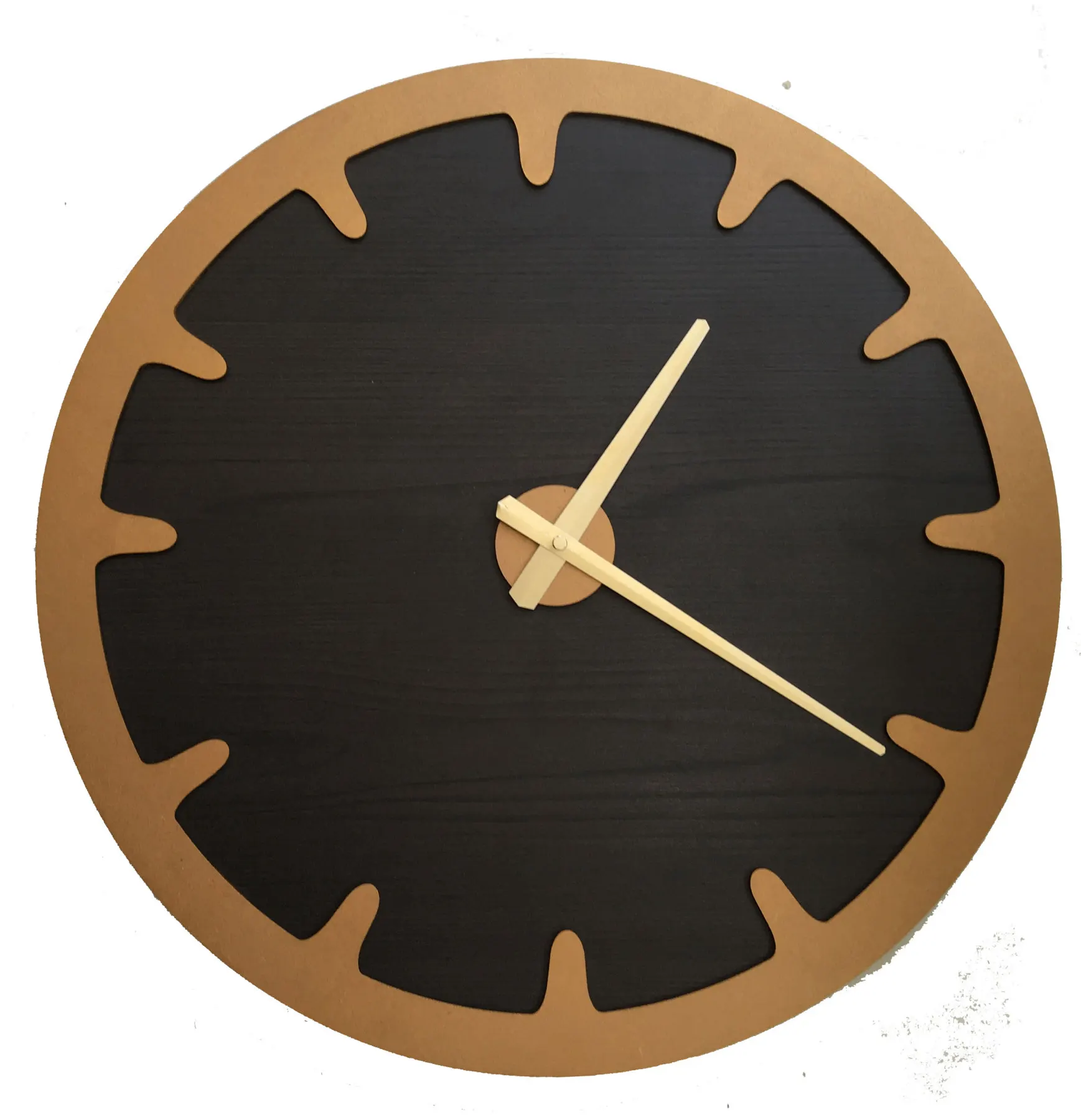 Декоративные настенные часы тюспа с золотым стержнем Северного дизайна 48