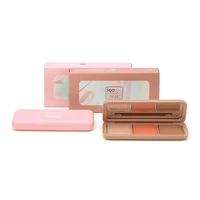 bob 3 color highlight blush repair single board pink silhouette nose shadow powder face brightening combination makeup t1385