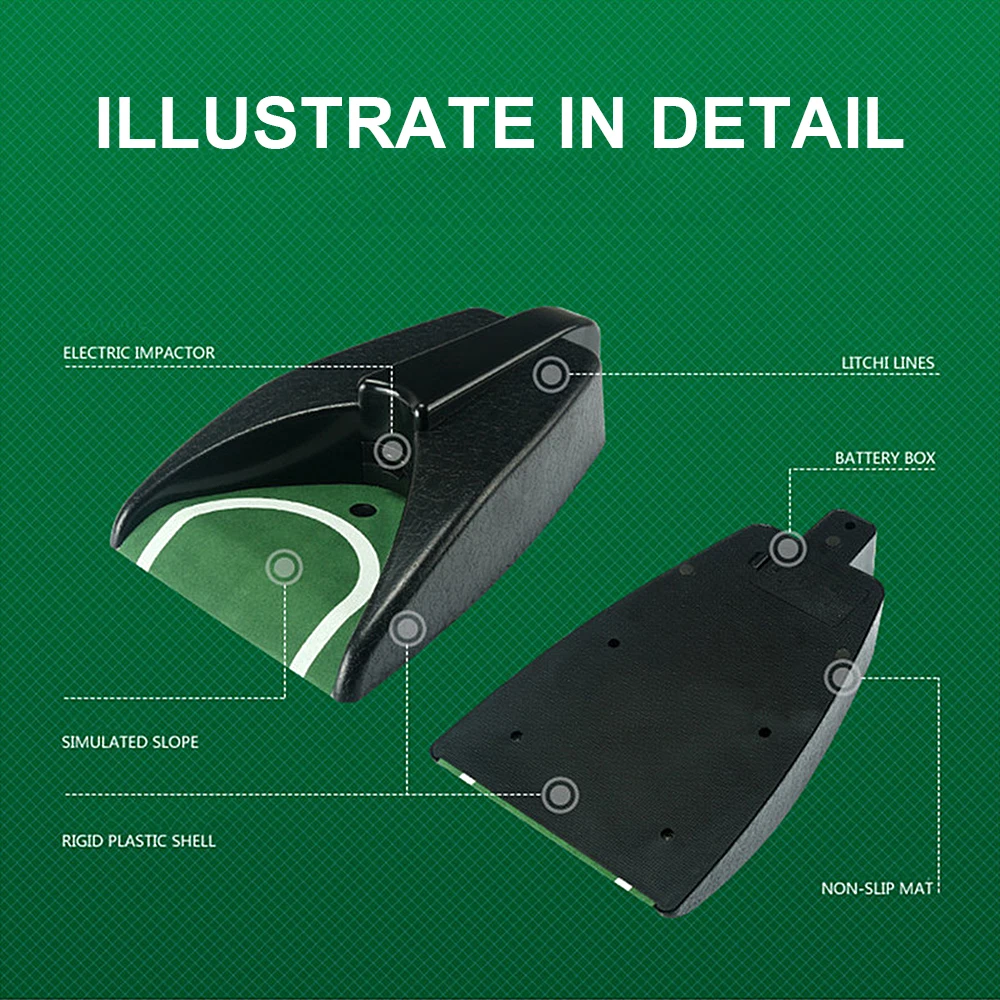 Автоматическое устройство для тренировки мячей гольфа возврата мяча игры в