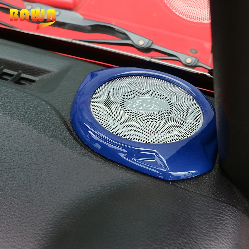 Декоративное кольцо BAWA для колонки автомобиля наклейки из АБС-пластика Jeep Wrangler