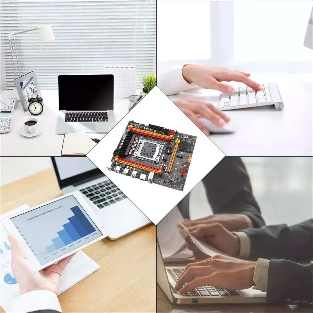 X79 Motherboard Support DDR3 2011 Pin With M.2 Computer Game Durable Replacement Mainboard Compact And Portable Motherboards | Электроника