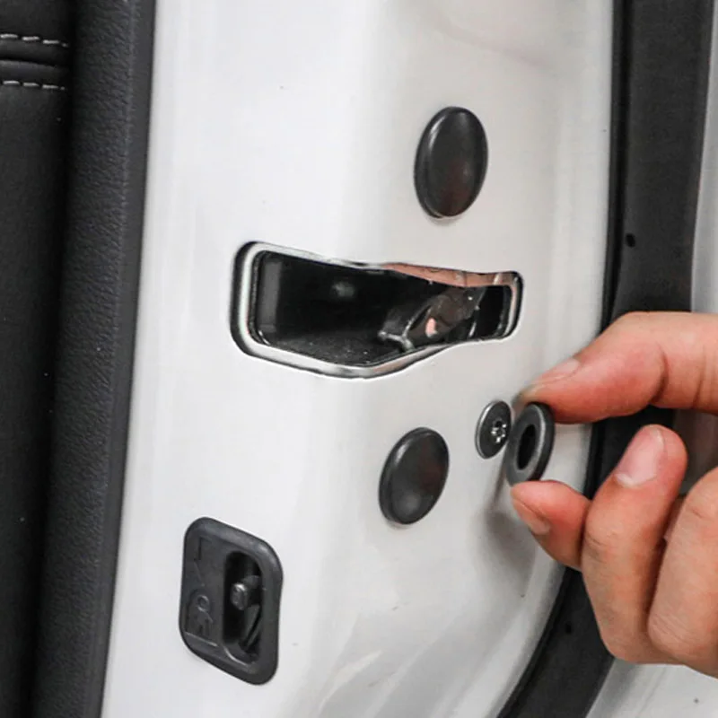 12 шт. автомобильная дверная Блокировка винтовая защита наклейка крышка от