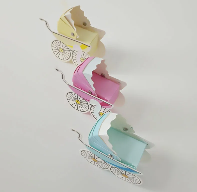 Креативные Детские крестины и коробка для сладостей в виде кареты праздничные