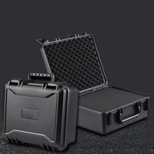 Plastic Tool Box Hardware Equipment Protection Safety Box Moisture-proof Instrument Case Suitcase Outdoor Box W/Pre-cut Sponge