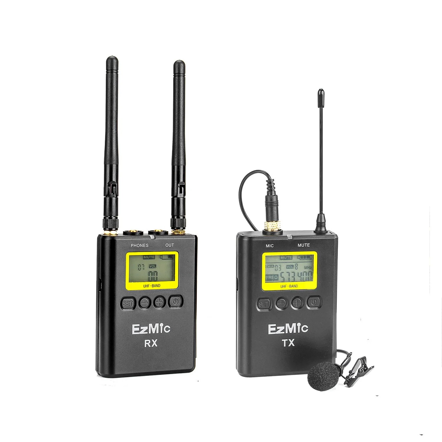 

Петличный микрофон, беспроводной, 50 каналов, для DSLR-камер, iPhone, Canon, Nikon, Sony, YouTube, Vlog