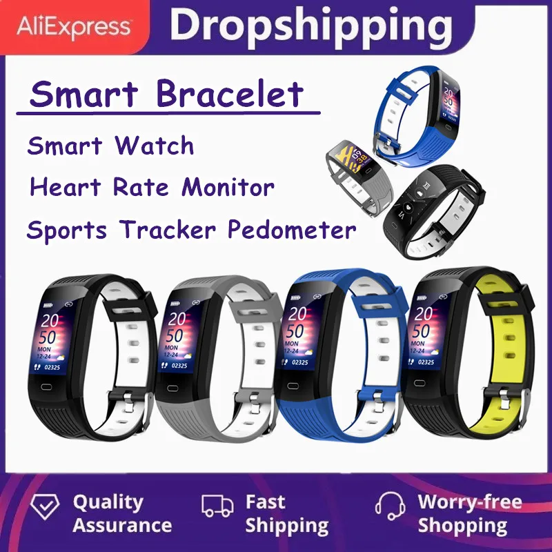 

Smart Bracelet Heart Rate Blood Pressure Health Waterproof Smart Watch Bluetooth-Compatible Wristband Fitness Tracker Smart Home