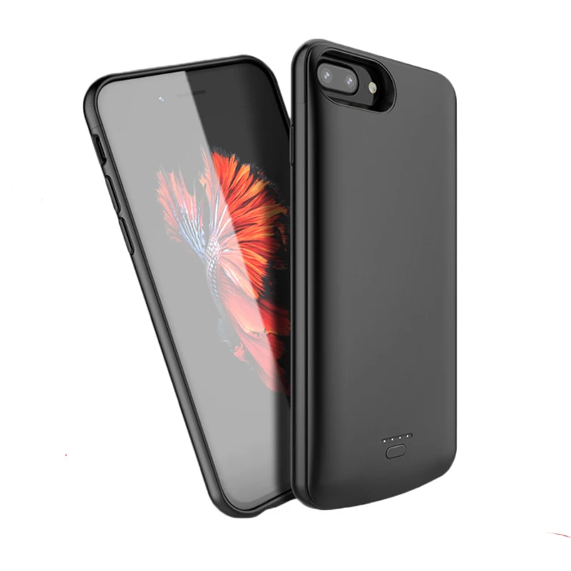 Фото Чехол с аккумулятором для iPhone 6plus 6s plus 7plus 8plus чехол внешним зарядным устройством Чехол с аккумулятором для iPhone 6plus 6s plus 7plus 8plus чехол внешним зарядным устройством