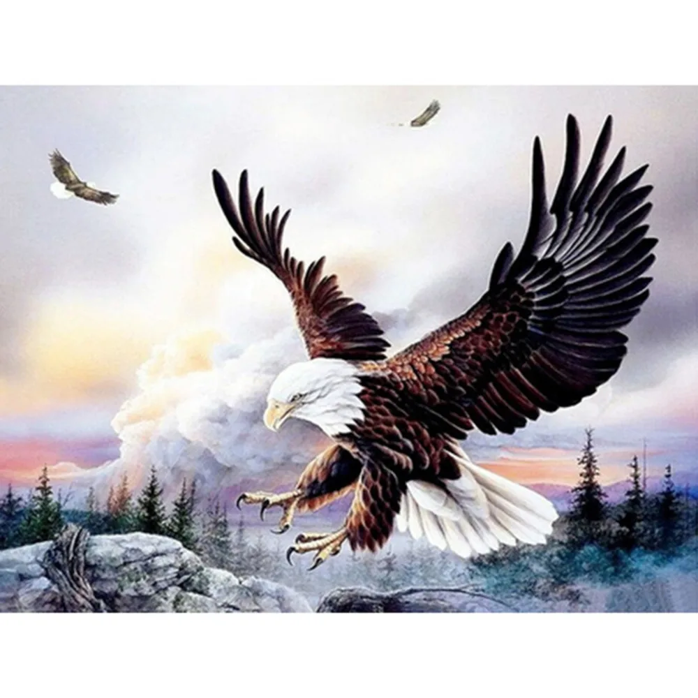 Животное Птица орел DIY Алмазная Вышивка крестом 11CT наборы рукоделие ремесло