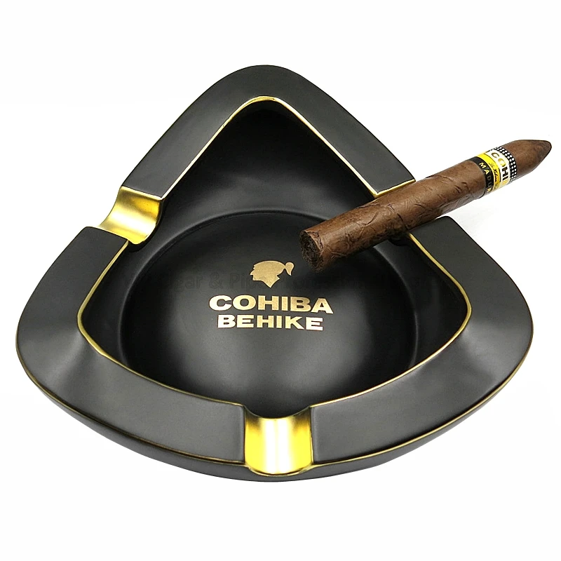 COHIBA 50th юбилей издание керамический тонкий фарфор 3 золы слот пепельница для сигар