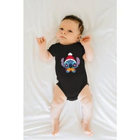 fashion newborn baby romper baby one piece christmas stitch graphic clothes for kids harajuku cartoon toddler boy girl jumpsuit