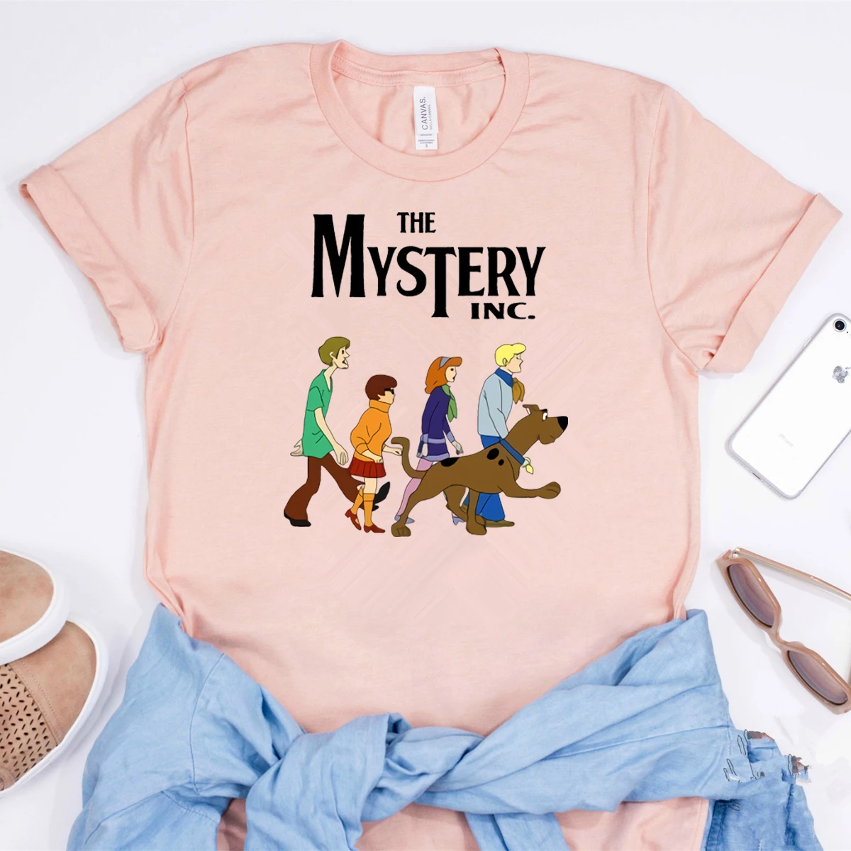 

2020 The Mystery inc Shirt Scooby Doo T-Shirt Funny People And Dog Graphic Tee Humor Tees Hipster Tops