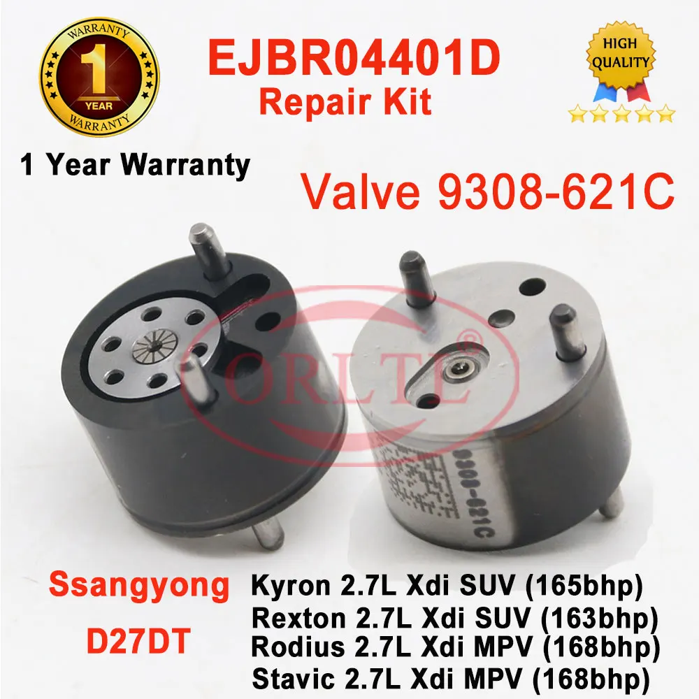 

28239294 28440421 28538389 A6650170221 Injector Repair Kit Control Valve 9308-621C for Delphi Ssangyong Injector EJBR04401D