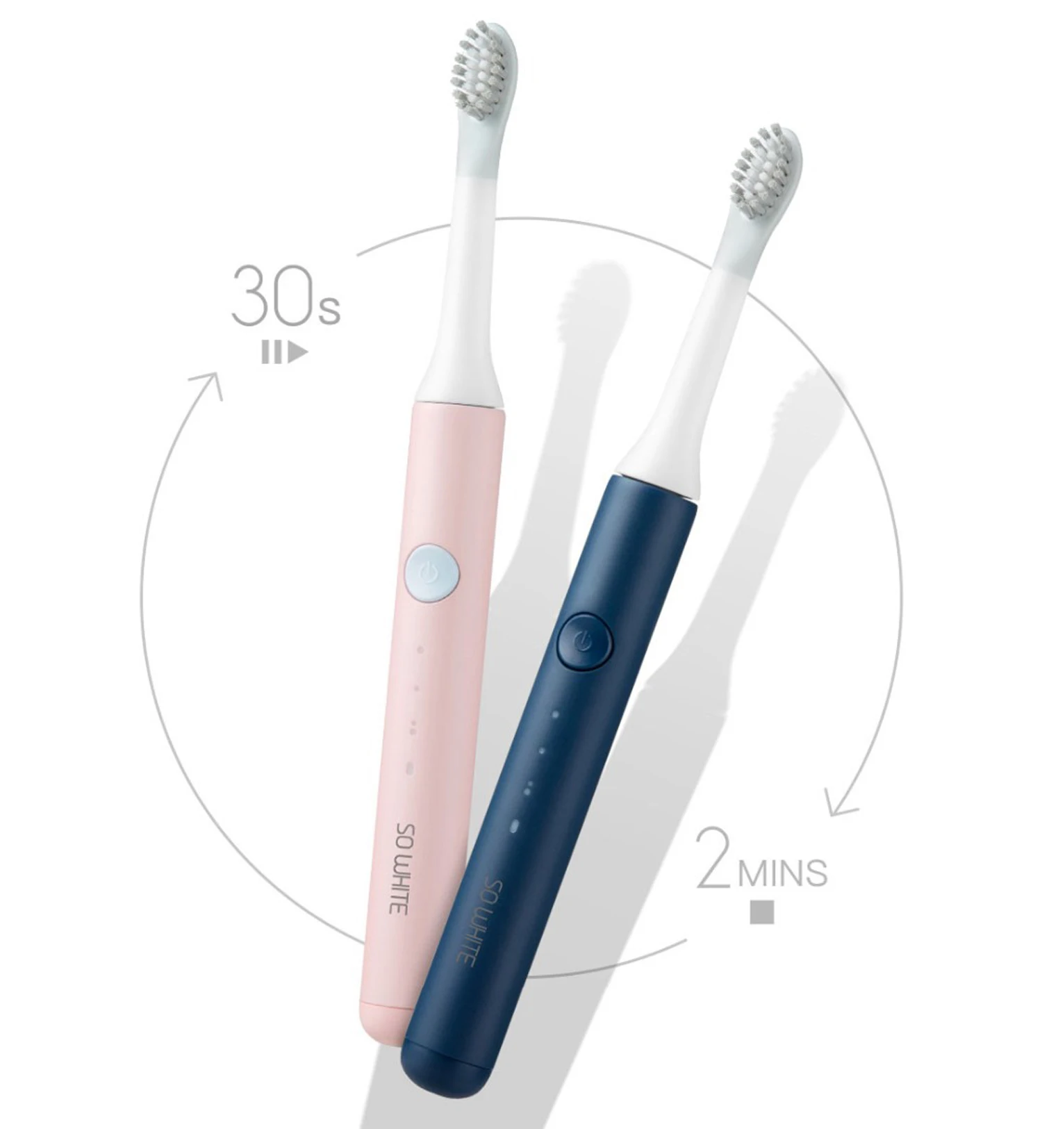 XIAOMI Mijia soocas SO WHITE звуковая электрическая зубная щетка Беспроводная Индукционная зарядка IPX7 Водонепроницаемая зубная щетка