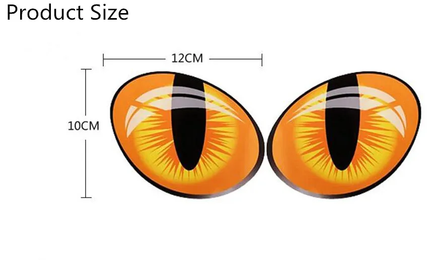 2 шт. автомобильные наклейки кошачий глаз для bmw e46 e90 e60 ford fiesta peugeot 206 307 audi a3 golf 4 seat