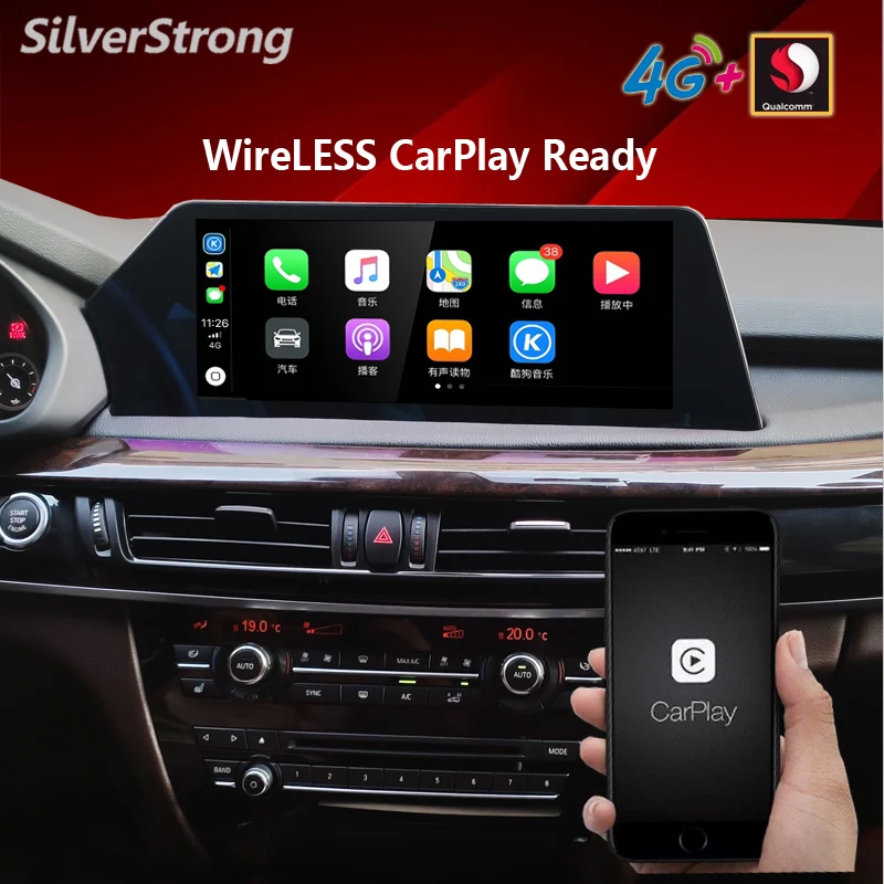 12.3'' IPS 1920 Car Navi Android para BMW X5 F15 X6 F16 2014-2017 NBT 10 QUALCOMM 4G 64GB Auto Original update - купить по