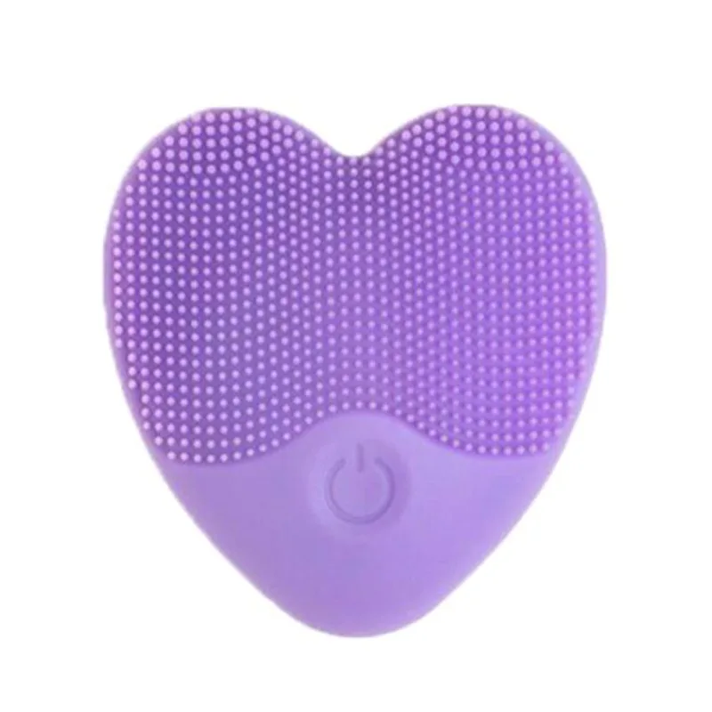

Heart-shaped Silicone Wash Brush Cleaning Shrinking Pores Oil-control Facial Cleansing Brush