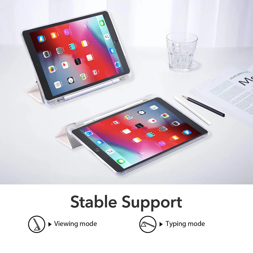 

Fashion Flower Case For iPad 7th 8th Generation Cover With Pencil Holder For iPad Pro 11 12.9 Case 2020 iPad Mini 5 Air 2 Air 4