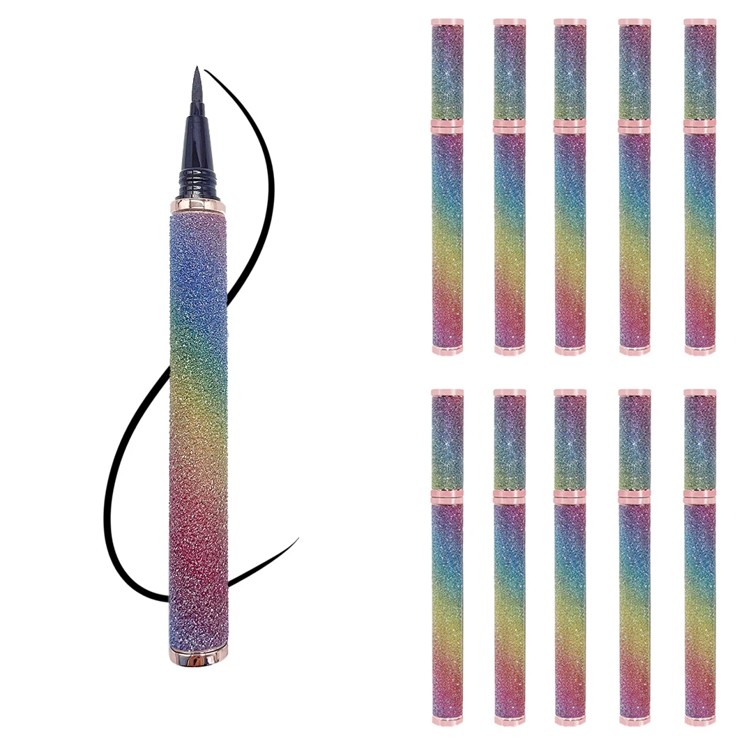 

10 шт. самоклеящаяся подводка для глаз Petansy 2 в 1 Алмазная подводка для глаз без клея без магнитной Жидкой Подводки набор водостойкая Точная по...