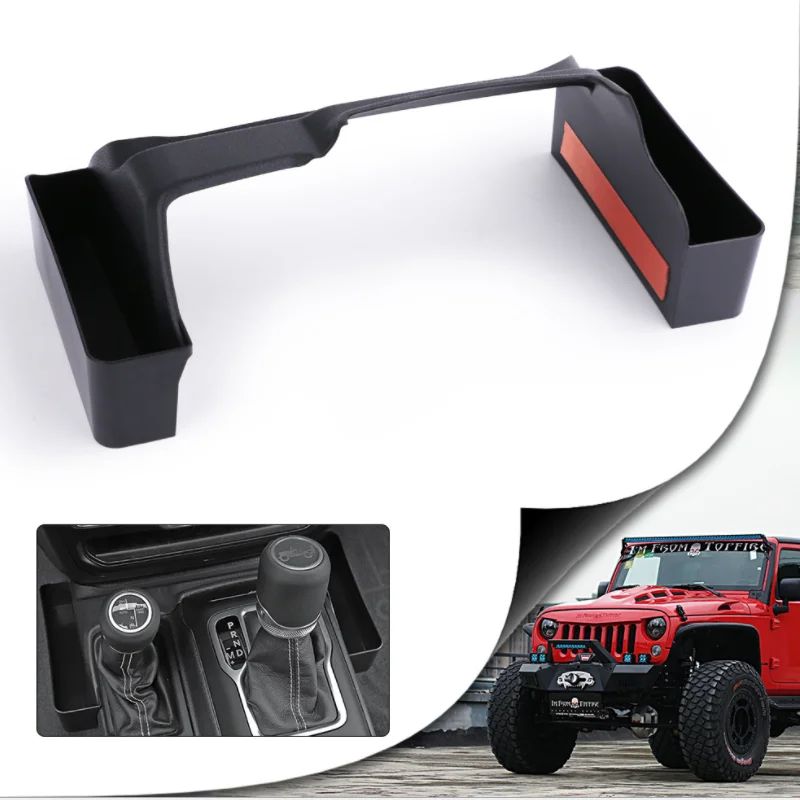 

Gear Shift Storage Box Stowing Tidying Interior Accessories for Jeep Wrangler JL Gladiator JT 2018 2019 2020 2021