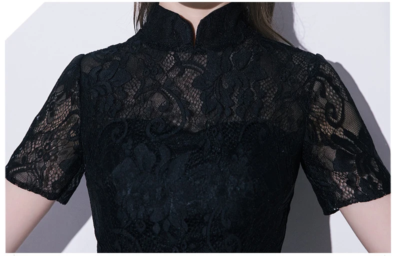 Robe de soiree красивое элегантное кружевное вечернее платье модное кружевное черное вечернее платье невесты вечернее платье