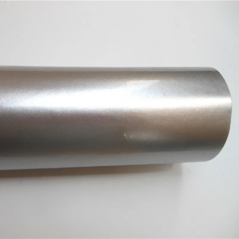 Суперблестящая Серебристая фотопленка виниловая пленка оберточная