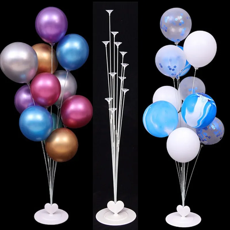 Рождественские шары Колонка комплект пластмассового баллона стенд Арка с базой
