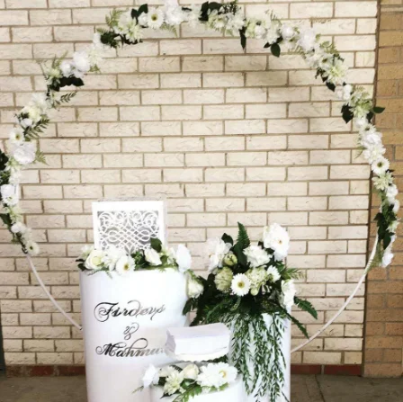 Круг свадебная АРКА фон полка из кованого железа декоративный реквизит DIY