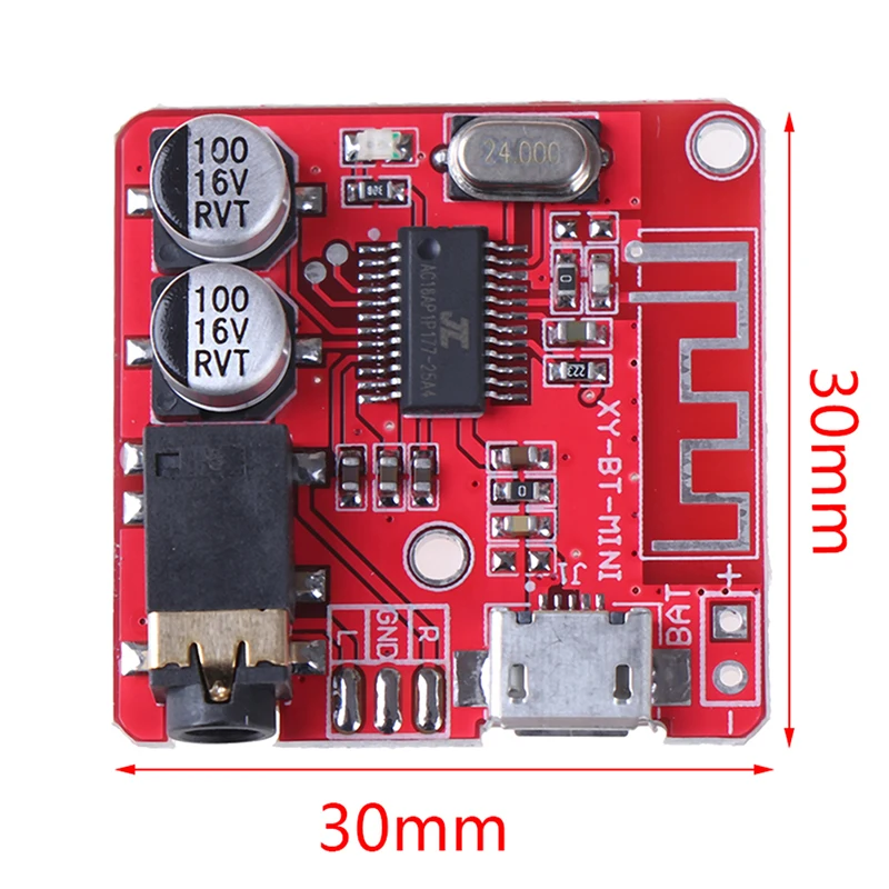 

1pcs Mini MP3 Bluetooth Lossless Decoder Board Car Speaker Amplifier Board Bluetooth 4.2 Lossless Receiving Module