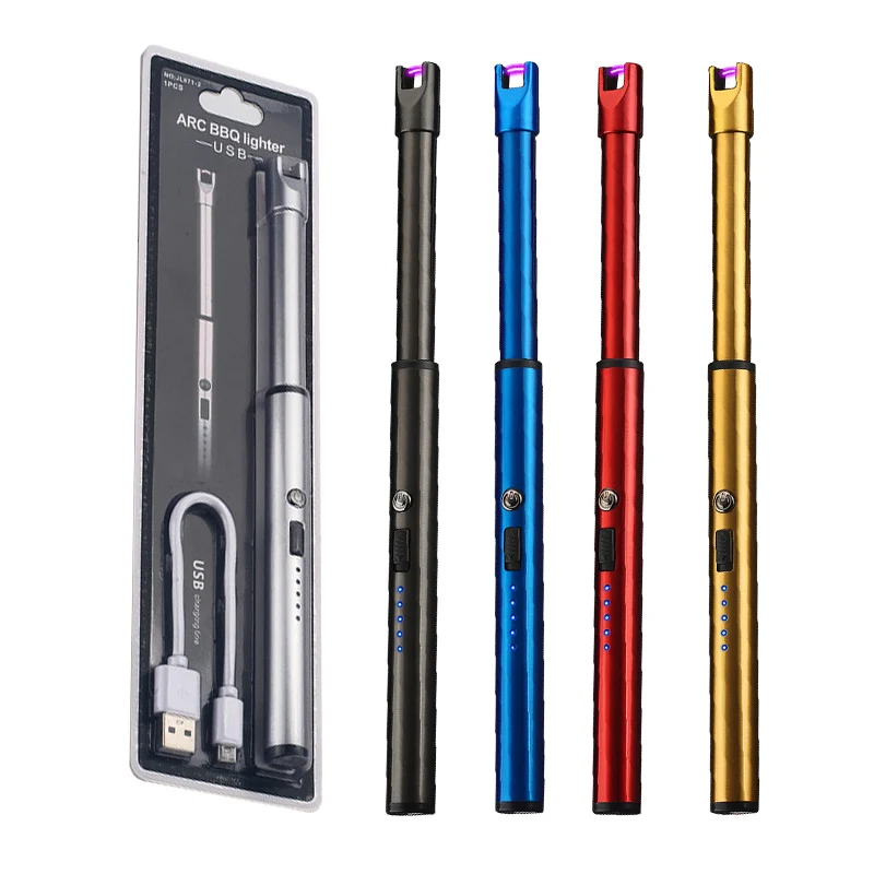 Candle Lighter Long Neck Windproof Electric Arc for Gas Stove Fireplace BBQ Kitchen Grills | Дом и сад