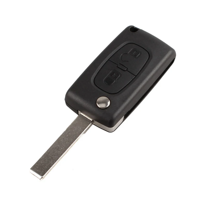 Чехол для автомобильного ключа с 2 кнопками чехол дистанционного Peugeot Citroen 307 407 C2 C3
