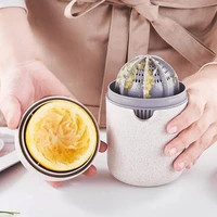 manual juicer fruit orange juice squeezer household orange lemon separation squeezing cup mini cup portable blender bottle