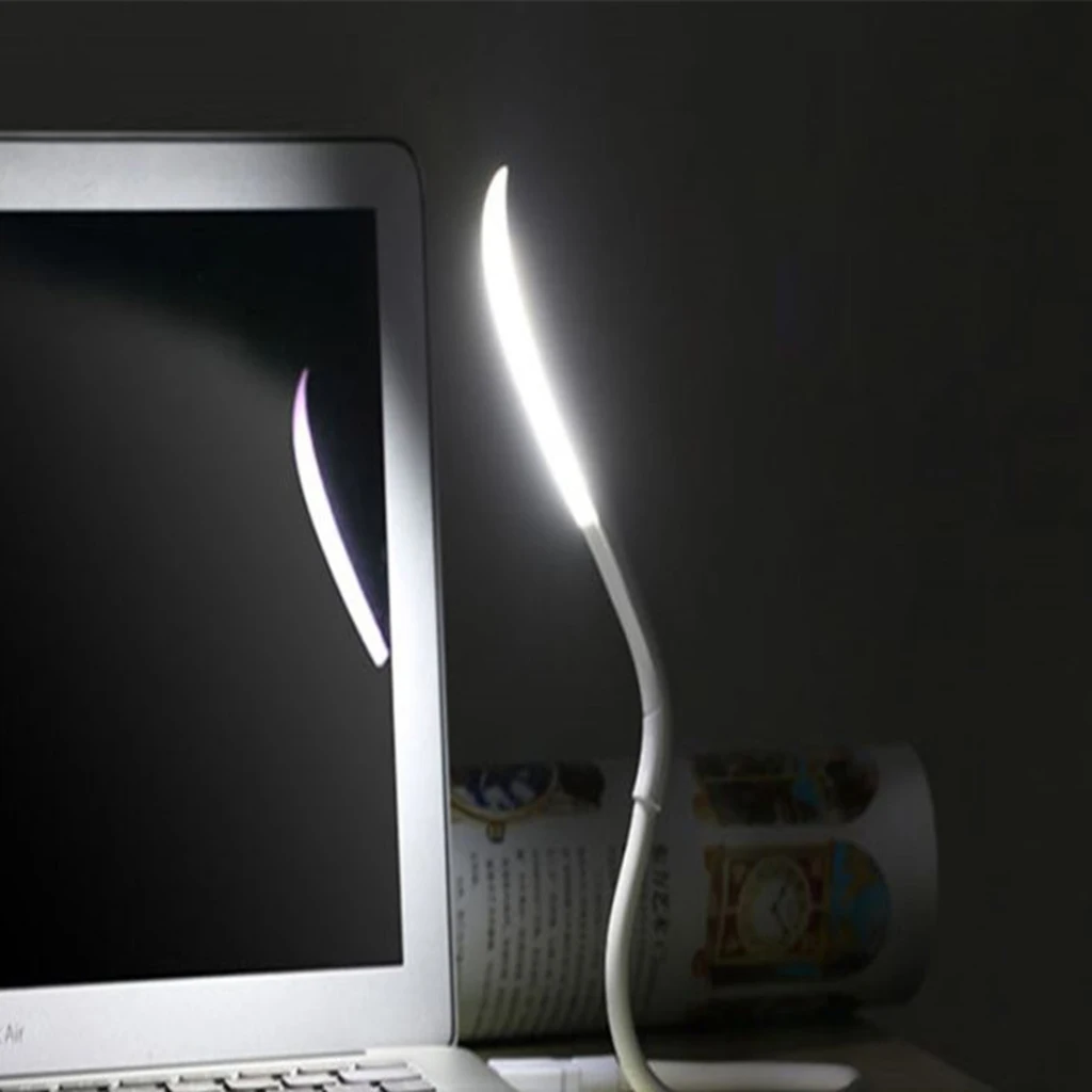 Яркий светодиодный светильник USB для чтения с сенсорным переключением